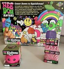 Rare Christmas Needoh Lot Christmas Advent Calendar Kittens and Candy Swirl New — photo 3