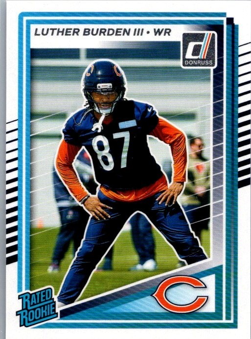 2025 Panini Donruss - Rated Rookie Luther Burden #395 (RC)
