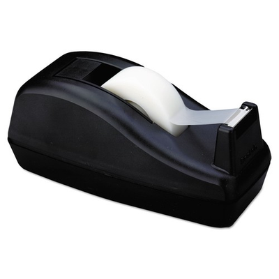 #ad Scotch Deluxe Desktop Tape Dispenser Attached 1quot; Core Heavily Weighted Black $15.58