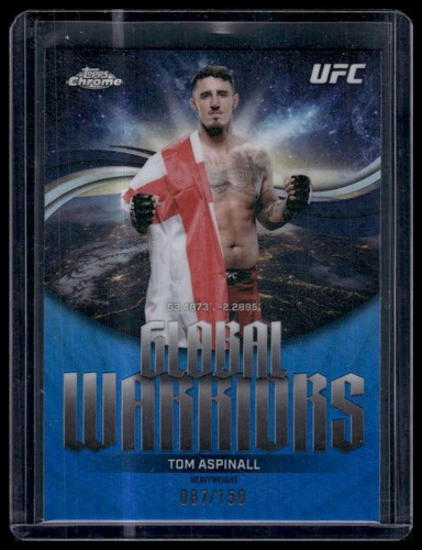 Tom Aspinall [Refractor] #GW-1 2026 Topps Chrome UFC Global Warrior card