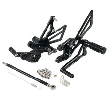Kit de estriberas reposapiés ajustables para Suzuki GSXR1000 2007-2008 Racing