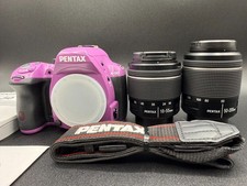 S/C 1371** PENTAX K-50 16.3MP CAMERA BODY & DA L 18-50MM, 50-200MM LENS SET