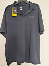 Under Armour Mens Performance 3.0 Stripe Polo Shirt XL NWT