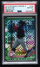 2019 Bowman Chrome X Prospects 27/31 Bo Naylor #BCP-194 PSA 10 GEM MT s5j