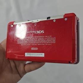 Nintendo 3DS Handheld System - Flame Red With Charger + 2GB SD CARD CTR-001