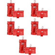 10 Pcs Chinese Style Red Envelopes Festival Red Packets brocade red packet
