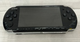 Sony PSP 3001 Black With OEM AC Adapter & Charger ! Tested Works! NO BATTERY