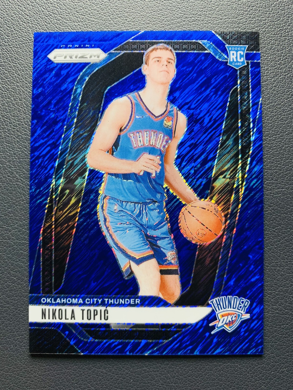 2024-25 Panini Prizm Nikola Topic #230 Rookie RC Blue Shimmer Prizm /35