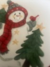 HOLIDAY HOME STUDIO 33 SANTA SNOWMAN DECORATIVE SALAD PLATES — photo 5