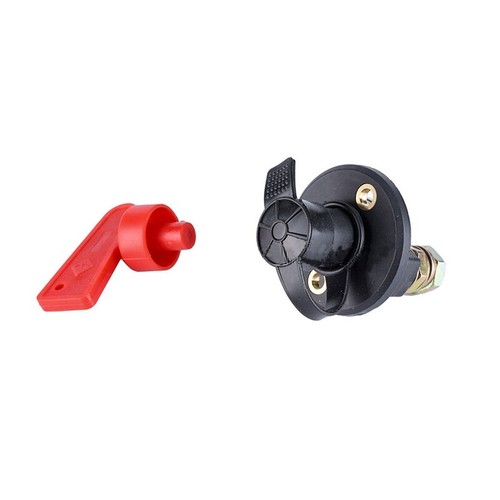 Interruttore universale isolatore batteria 12 V cut-off kill switch per auto barca furgone - Foto 4 di 8