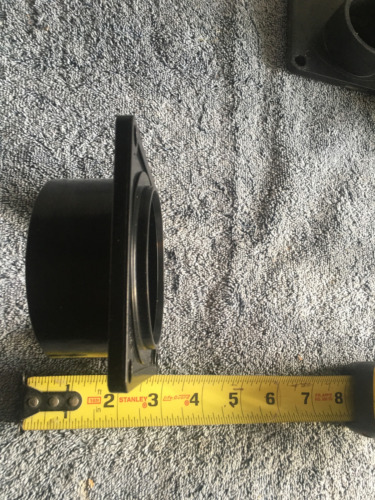 RV / Marine / Camper / Trailer - Male Sewage Flange Spigot 3” Valve Adapter - Foto 2 di 3