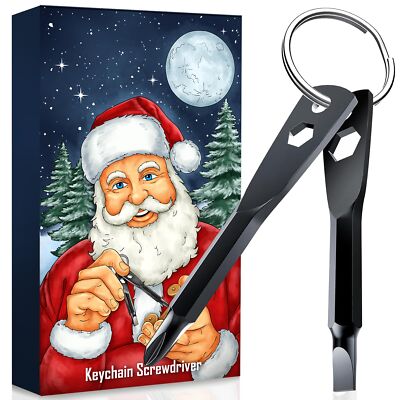 4in1 Keychain Screwdriver Gifts For Men Who Have Everything Stocking Stuffers Fo