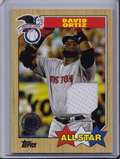 David Ortiz 2022 Topps Series 2 1987 All-Star Jersey Relic Card Boston Red Sox