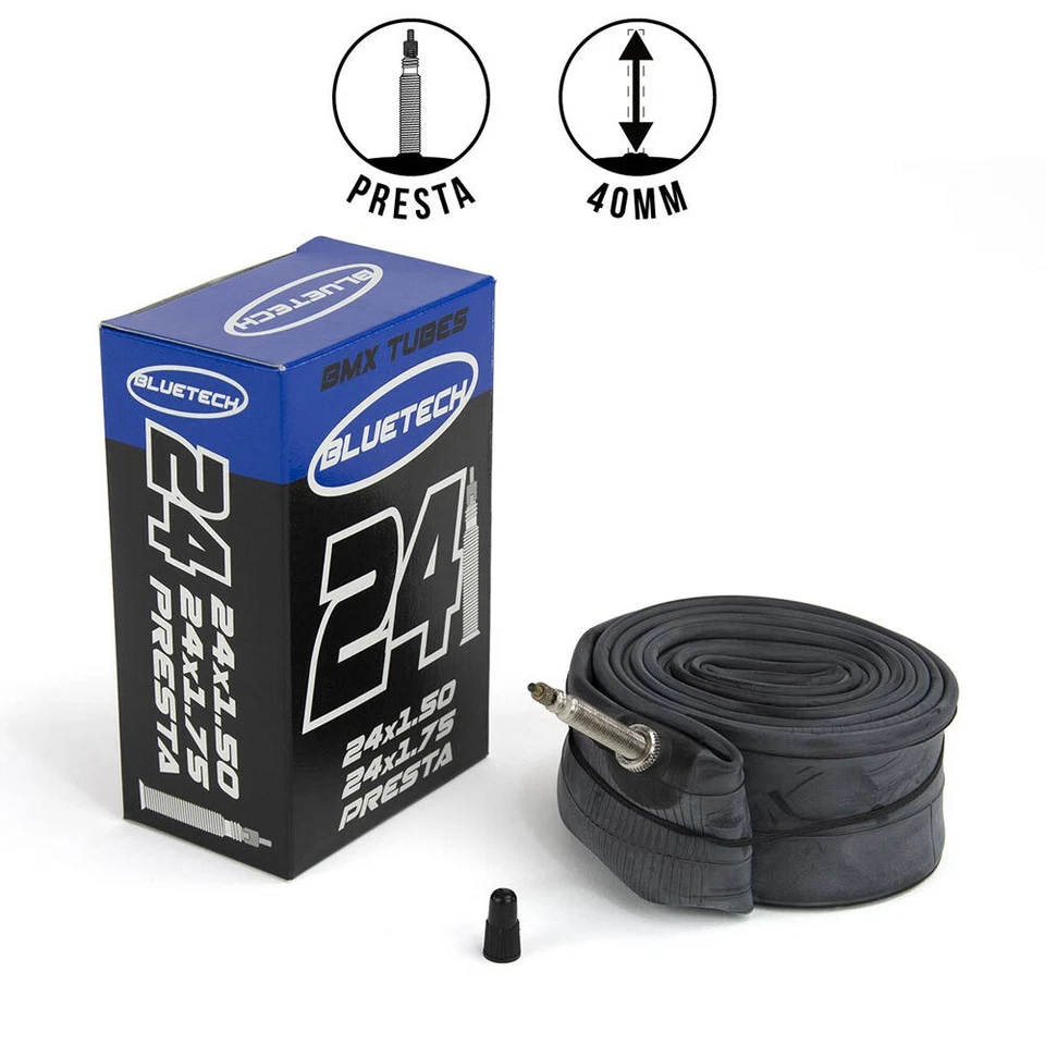 Excess Components Presta Valve BMX Tube 24 x 1.50-1.75"/40mm Valve