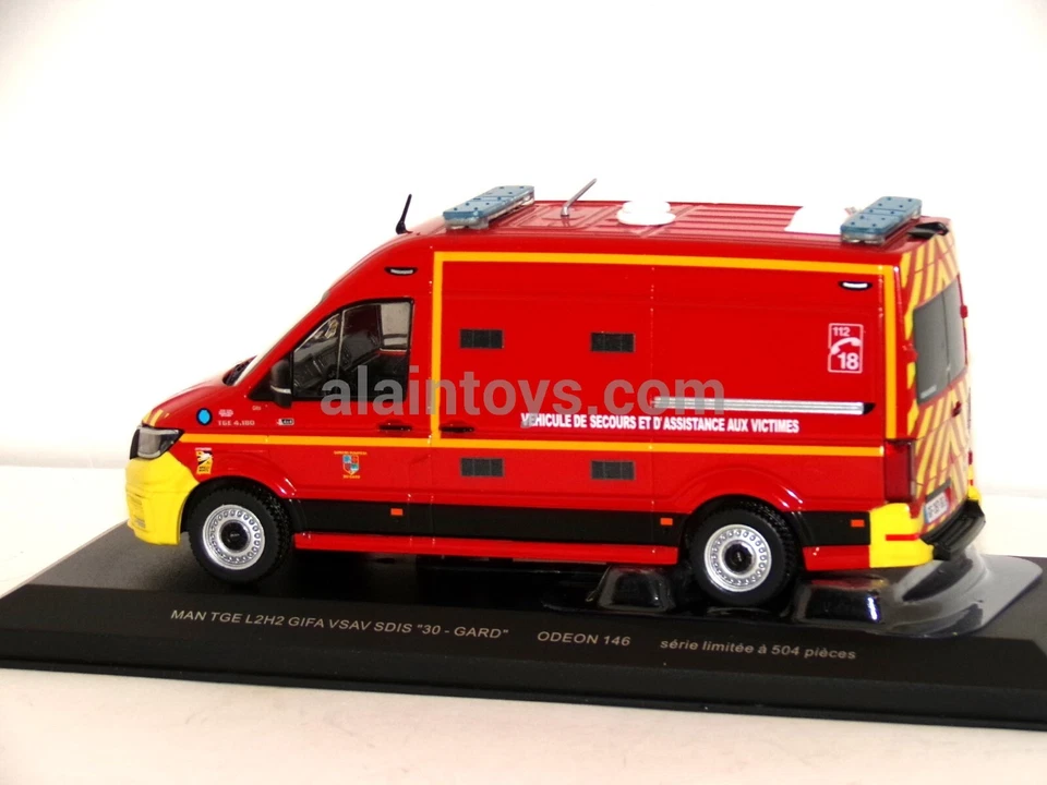 MAN TGE L2H2 GIFA VSAV SDIS 30 GARD ODEON 1/43 Réf 146 - Photo 2/4