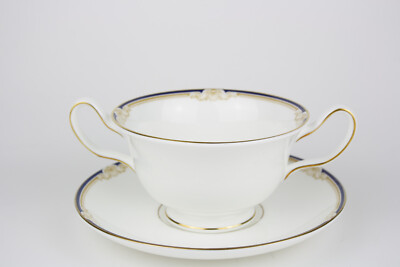Wedgwood Cavendish Suppentasse mit Untertasse