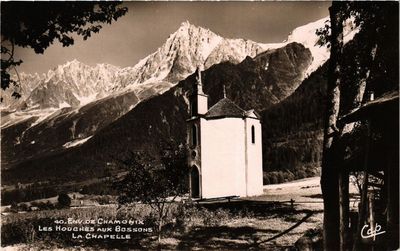 AK ca. von CHAMONIX Les HOUCHES aux Bossons-La Chapelle (337620)