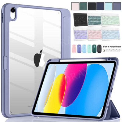 For iPad 11th Generation 11 A16 2025 Bluetooth Keyboard Mouse Leather Case Cover