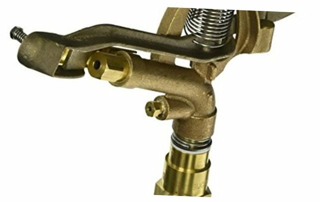 Orbit Sprinkler System 1//2-Inch Brass Impact Head with 20-40-Foot Coverage 55032