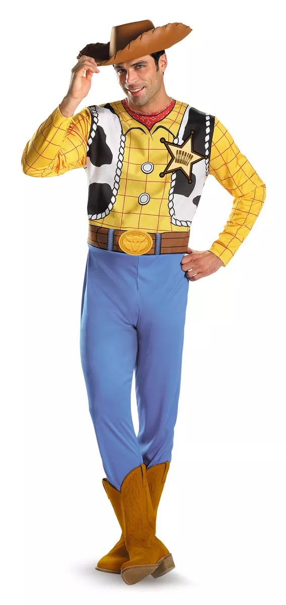 Disney Toy Story Woody Classic Adult Mens Costume Cowboy Halloween