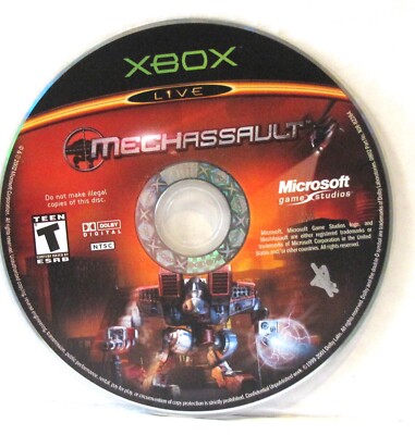 Xbox MechAssault (Microsoft, Xbox, 2002) Disc Only READ