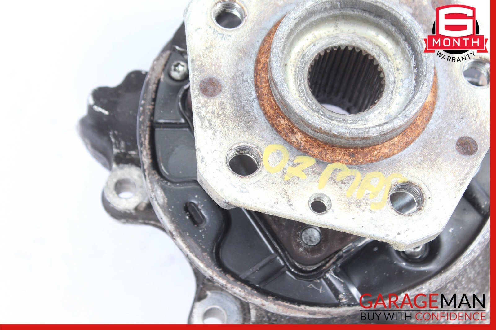 06-10 Maserati Quattroporte M139 Rear Left Side Spindle Knuckle Hub OEM