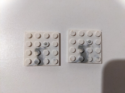 Lego Marbled Brick Error Prototype 2x 2x4 plates MAKE OFFER