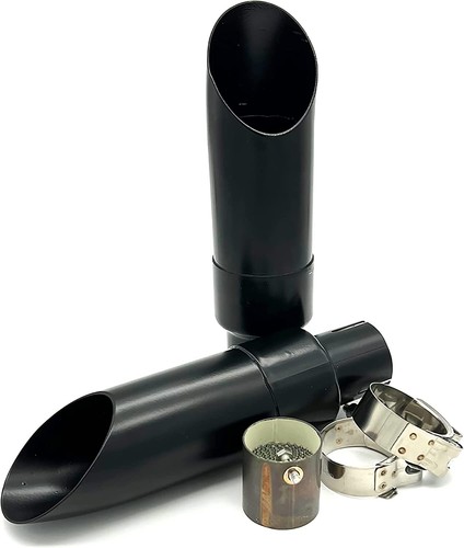 2015-2024 Indian Scout Radiant Cycles Shorty GP Escape Negro Baffle Paquete - Imagen 3 de 8