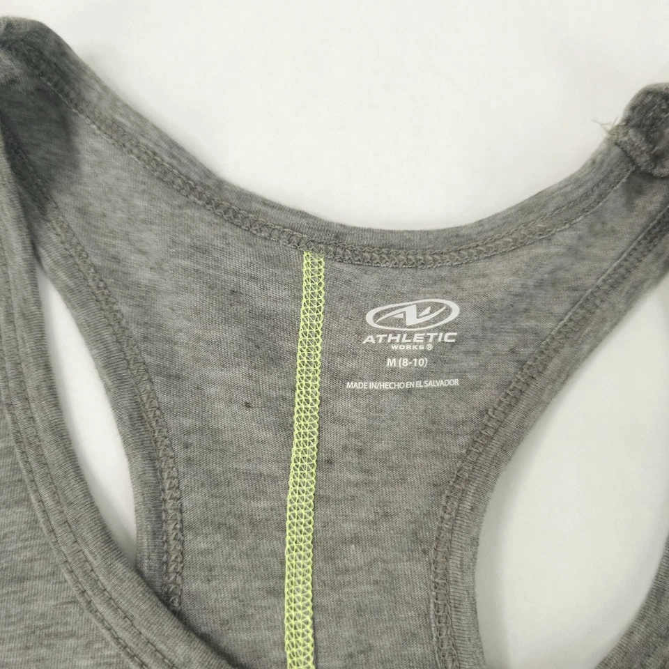 Camisa sin mangas Athletic Works para mujer mediana odio correr gimnasio entrenamiento trotar Foto 3 de 4