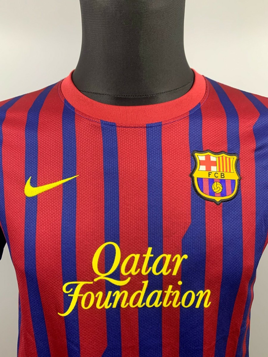【希少】FC Barcelona NIKE Dri-FIT シャツ2011/12 FC Barcelona 2011-2012 Nike Third L/S match issue shirt