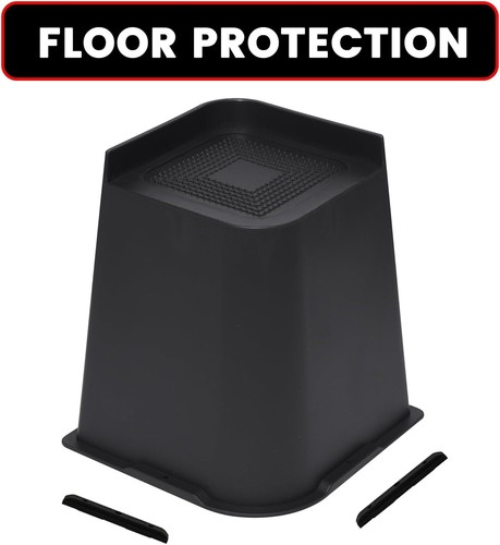 Bed Risers 8 inch, Oversized Furniture Risers, Support Up to 6000 Lbs, Lift 8 in - Picture 4 of 7