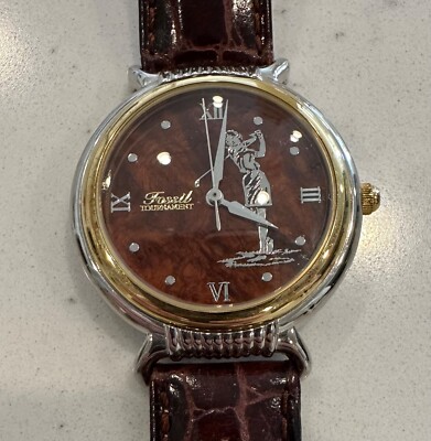 Vintage Fossil Golf Tournament Limited Edition Ladies Watch  display picture 1
