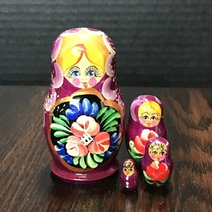 muñecas rusas de porcelana