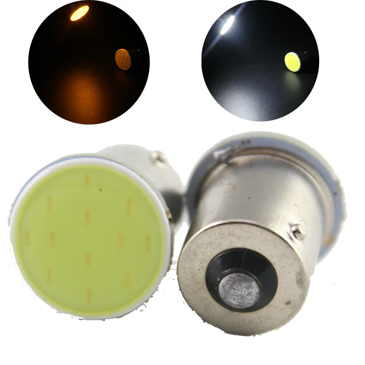 100Pcs COB P21W 1156 BA15S/1157 BAY15D 3156 3157 7440 7443 Led Turn Light Bulbs - Image 2 of 4