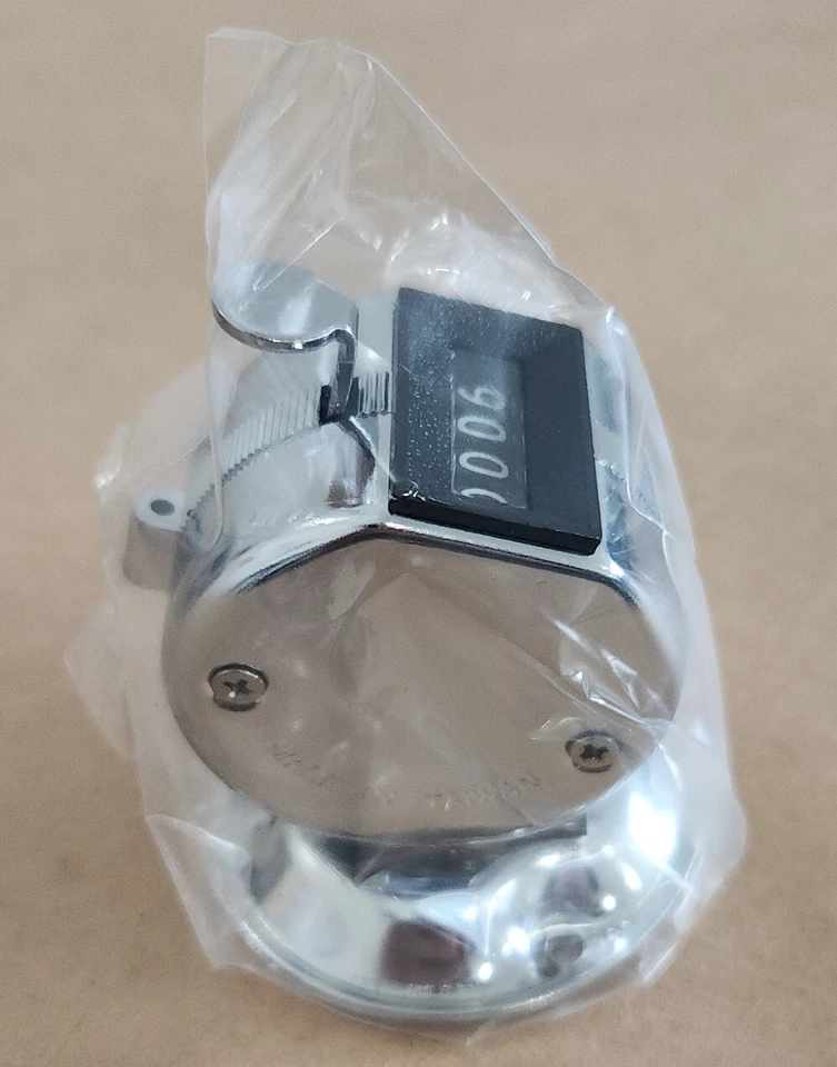 *BRAND NEW* [2] Desk TC-08 Tally Counter w/ Metal Base Counts To 9999 + Warranty - Image 4 of 4