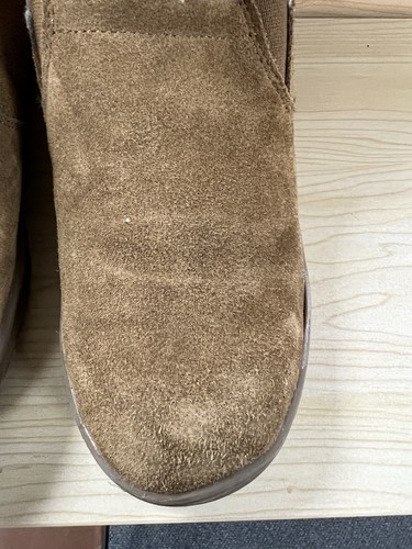 Minnetonka Eagan Booties Size 6 M Womens Brown Suede Faux Fur Lined - Picture 4 of 12