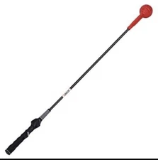  Golf Swing Trainer Aid -2.0 Golf Swing Training Aid Golf Practice Warm-Up Red
