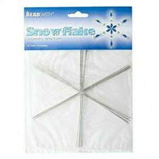Beadsmith Snowflake 6" Wide Ornament Wire For 6 piece, Art & Craft Tools,