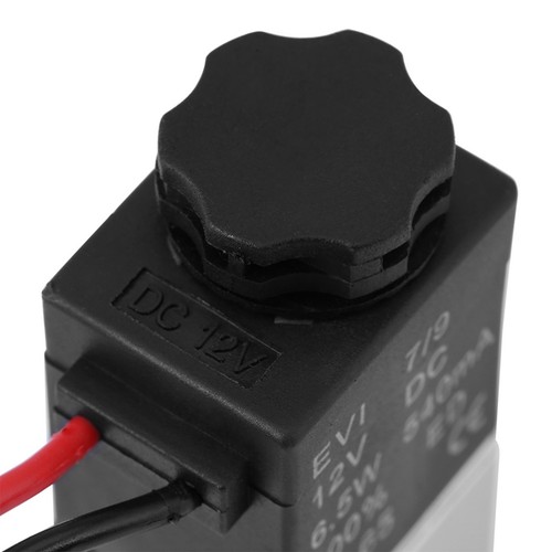 Electroválvulas neumáticas normalmente cerradas DC12V 3 vías 2 posiciones 1/8' BSP - Imagen 9 de 22