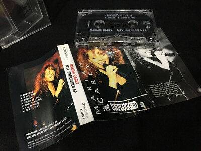 Mariah Carey MTV Unplugged EP Cassette Tape (Columbia 1992) 1st