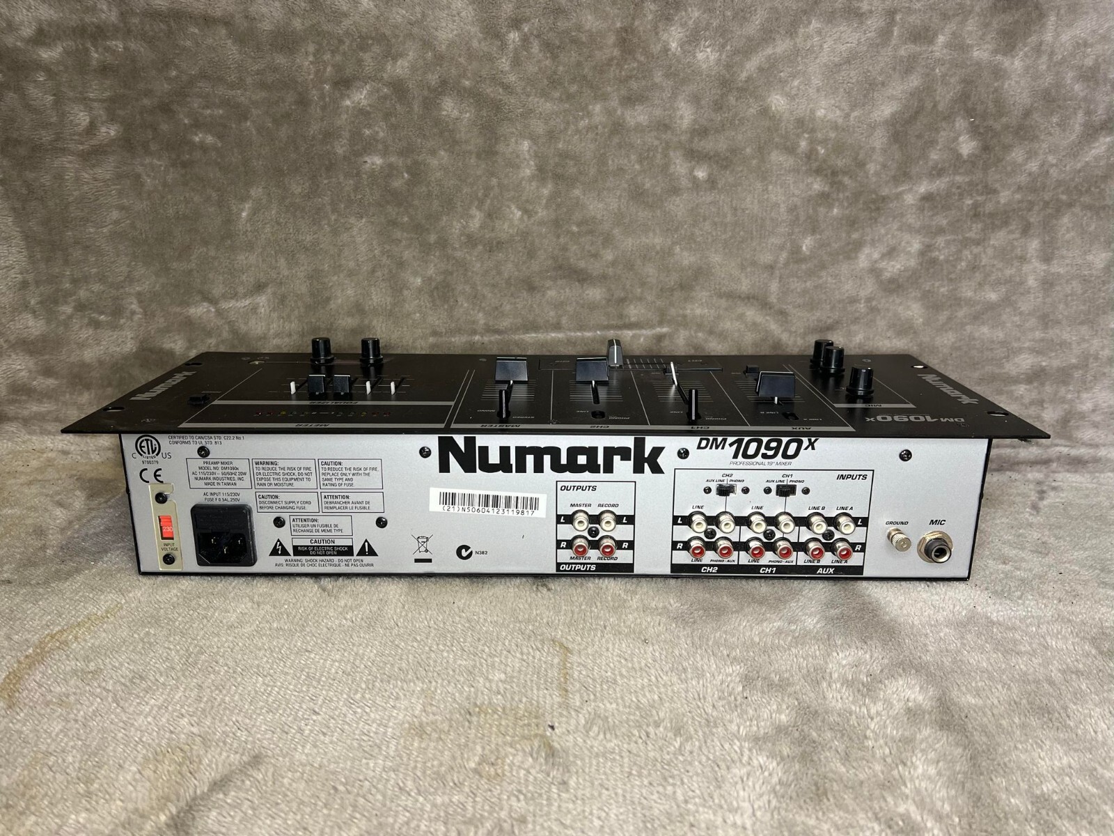 Numark DM1090X DJ mixer eBay