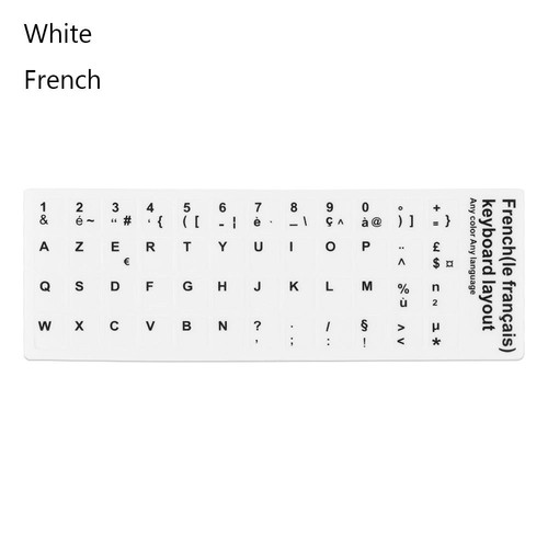 Spanisch Russischer Brief Aufkleber mit Tastatur Alphabetische Anordnung - Bild 24 von 28