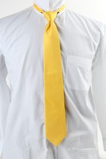 Men Zipper Tie Solid Color Pre Tied Satin Neckties for Men and Women