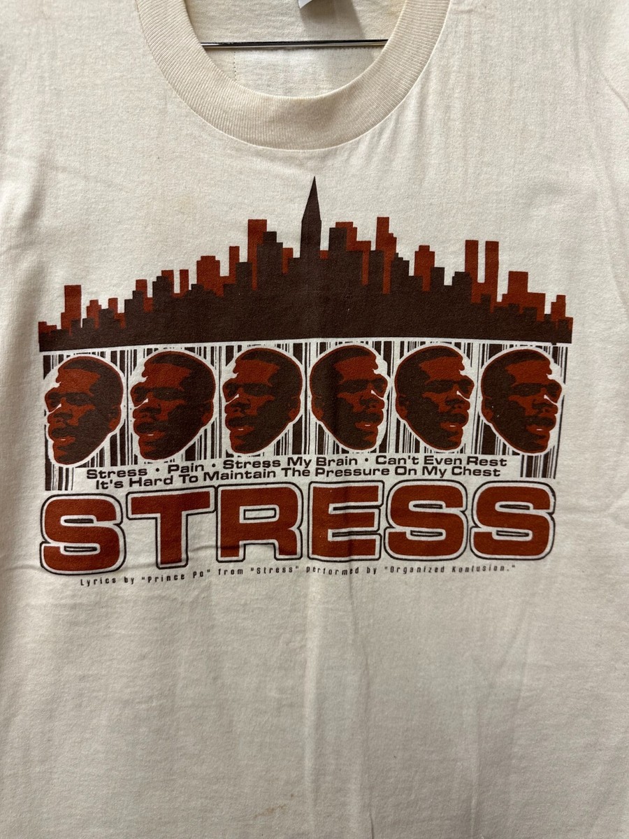 VTG STRESS Organized Konfusion T-shirt by EXCURSIONS Hip-Hop
