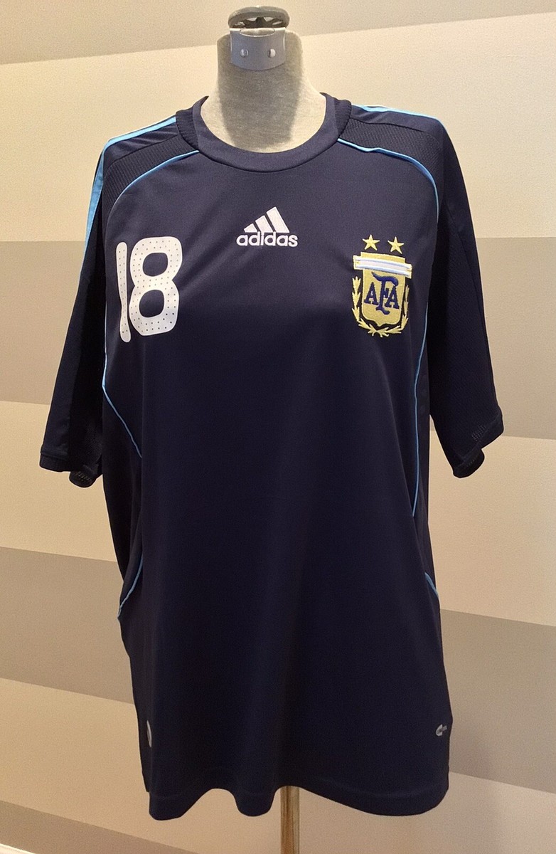 Adidas Argentina Away Jersey #18 Messi Pristine Condition | eBay