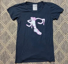 Jungmaven x GIRO Bike Black Graphic Short Sleeve Tee Med/ Organic Cotton & Hemp