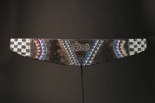 Afrikanische Maske Bwa Schmetterling Maske handgeschnitzt Wandbehang Muster M...