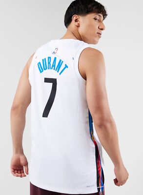 Nike x Basquiat NBA Nets Kevin Durant #7 Men's Basketball Jersey