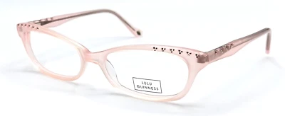 LULU GUINNESS - L882 PNK 52/16/140 - PINK - NEW Authentic Designer EYEGLASSES