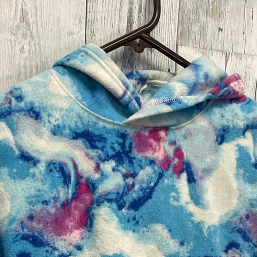 DSG Girls Small Long Sleeve 100% Polyester Fleece Pullover Warm Hoodie - Picture 2 of 4